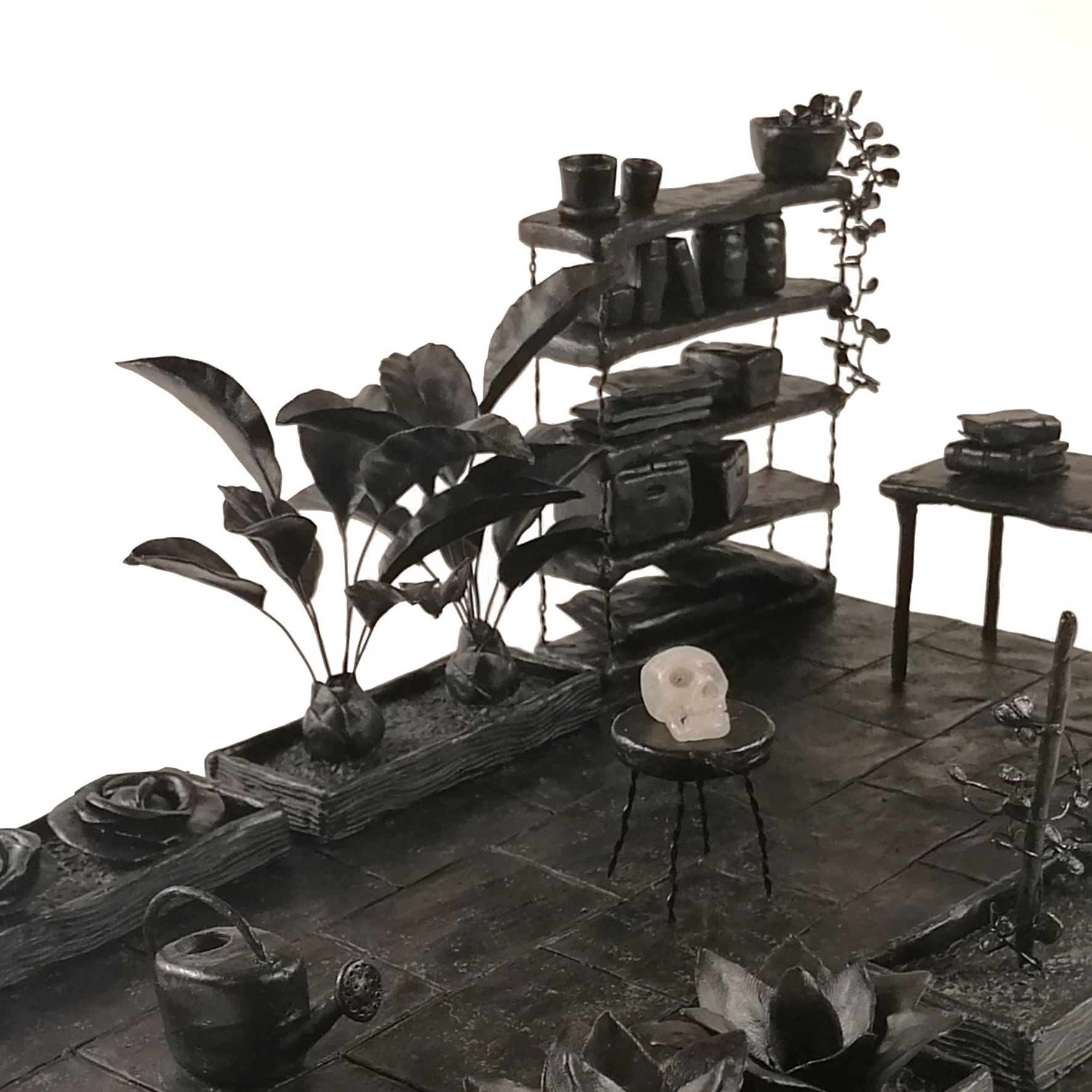 Freja Lund Jespersen, Garden of Shadows, skulptur, Viborg Gymnasium & HF