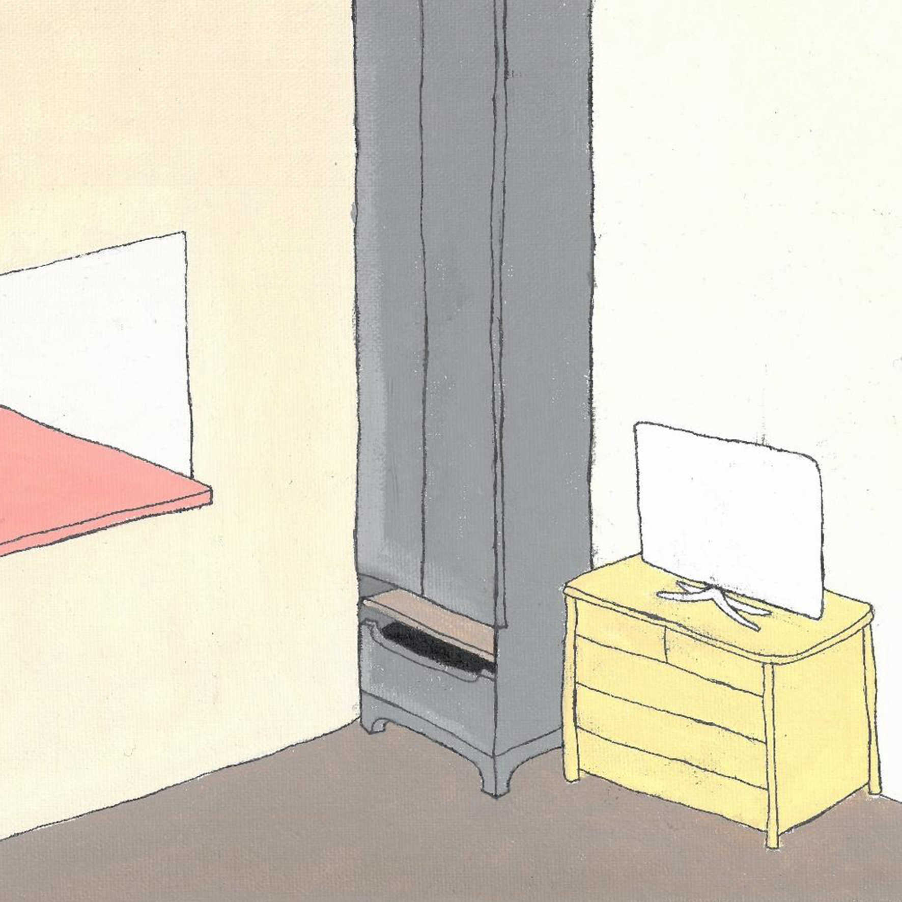 Vincent Huynh, Uden titel, Akryl på lærred, Århus Statsgymnasium